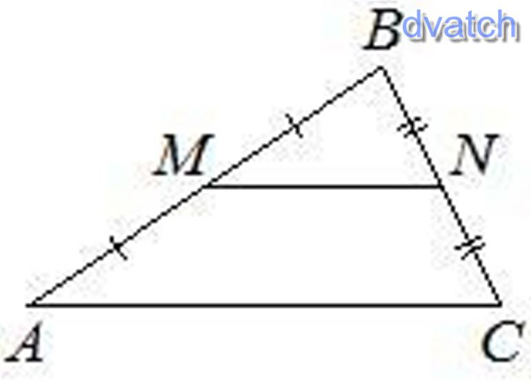 Сторона ав треугольника авс равна. Точки m и n являются серединами сторон ab и BC треугольника ABC сторона. Точки m и n являются серединами сторон ab и BC треугольника ABC сторона ab. Точка m и n являются серединами сторон ab и BC треугольника ABC сторона AC. Точки m и n являются серединами сторон ab.
