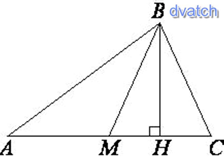 Ответы Mail: в треугольнике ABC проведена медиана BM и …