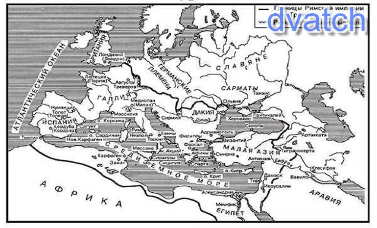Римская империя при траяне карта